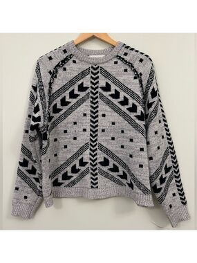 John + Jenn Arrow Crewneck Sweater Medium